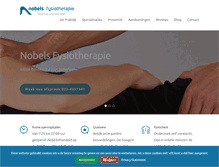 Tablet Screenshot of nobels-fysiotherapie.nl
